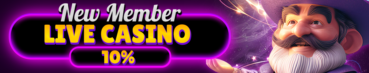 BONUS NEW MEMBER LIVE CASINO 10%